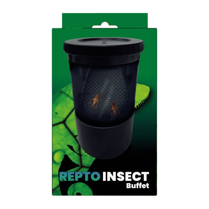 Insect Buffet Repto - decoration pour terrarium, vue de face de l'emballage
