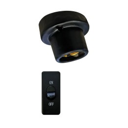 Douille céramique E27 inclinée Repto - accessoire d'eclairage pour terrarium