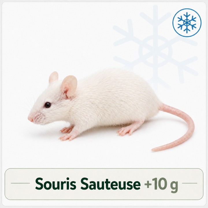 Souris Sauteuse +10g congelé pour reptiles - VentreaTerre