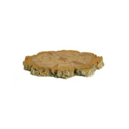 rondin de bois medium 25 x 30 x 3 cm de euro-zoo a6wm (2540)
