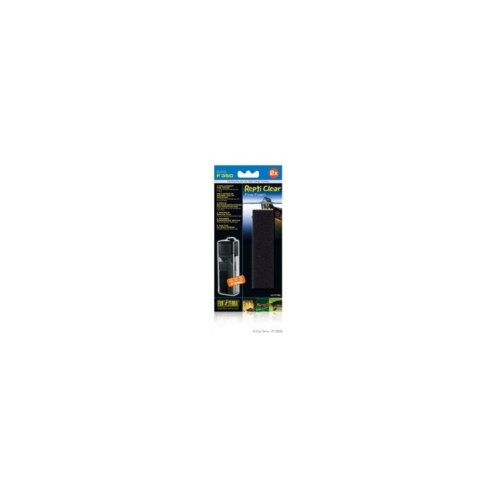 mousse fine de rechange pour filtre repti clear f350 ( pt3620 ) de exo-terra pt3626 (2490),mousse fine de rechange pour filtre r