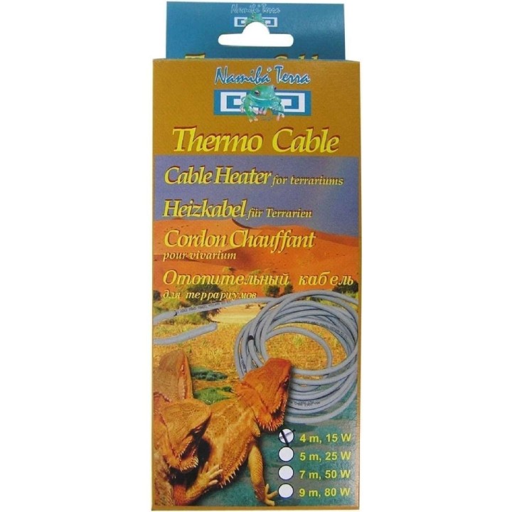 cable chauffant namiba terra 9m 80w (3604),cable chauffant pour terrarium namiba terra 9m 80w (3602),cable chauffant pour reptil
