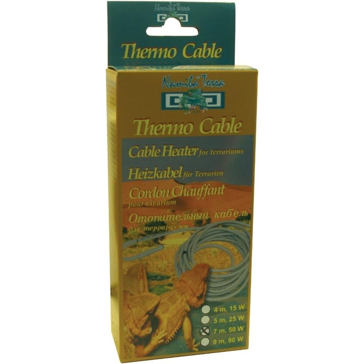 cable chauffant namiba terra 9m 80w (3604),cable chauffant pour terrarium namiba terra 9m 80w (3602),cable chauffant pour reptil