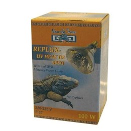ampoules uvb-uva pour tortue reptilux uv heat d3 spot 100w (1436),ampoules uvb-uva pour lezard reptilux uv heat d3 spot 100w (14