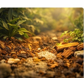 Substrats pour terrarium